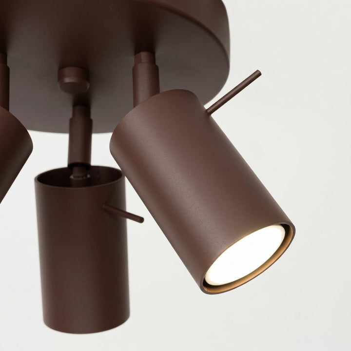 Loftlampe RING 3P brun