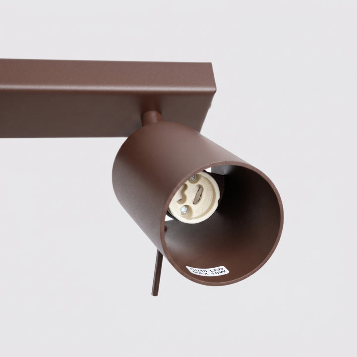 Loftlampe RING 4L brun