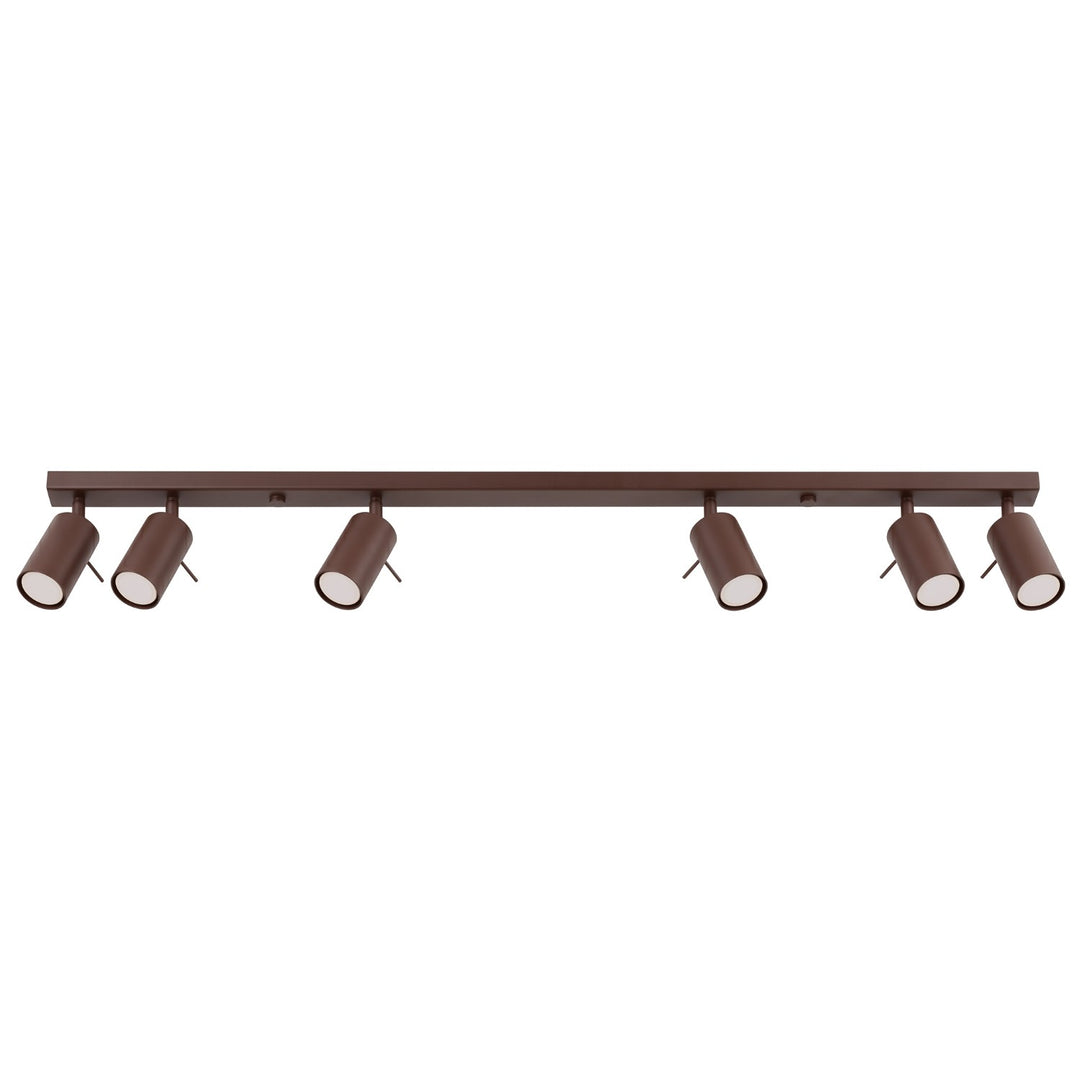 Loftlampe RING 6L brun
