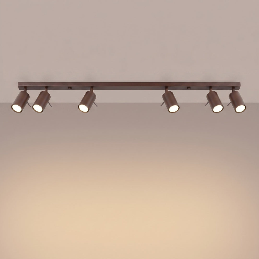 Loftlampe RING 6L brun