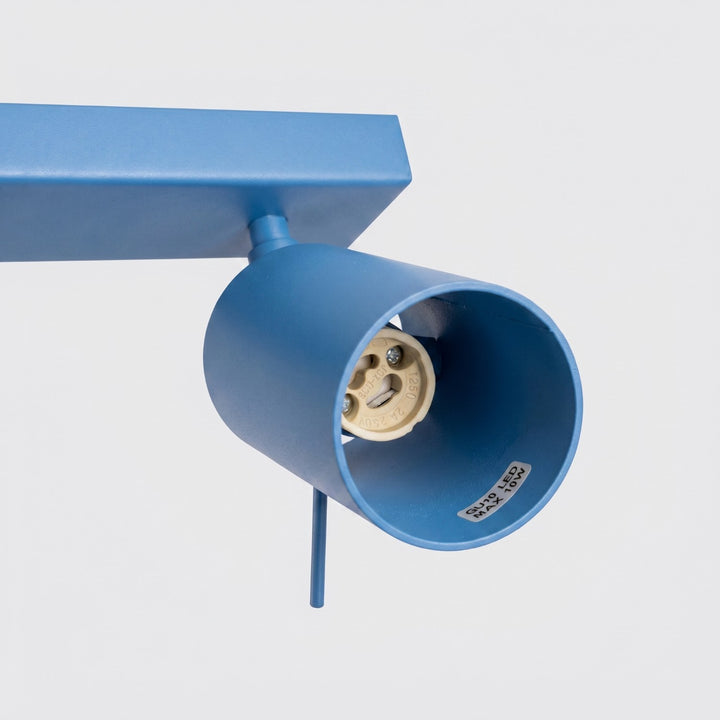 Loftlampe RING 2 azurblå