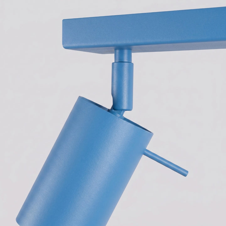 Loftlampe RING 2 azurblå