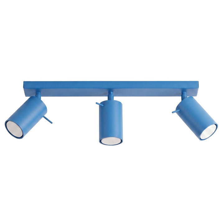 Loftlampe RING 3L azurblå