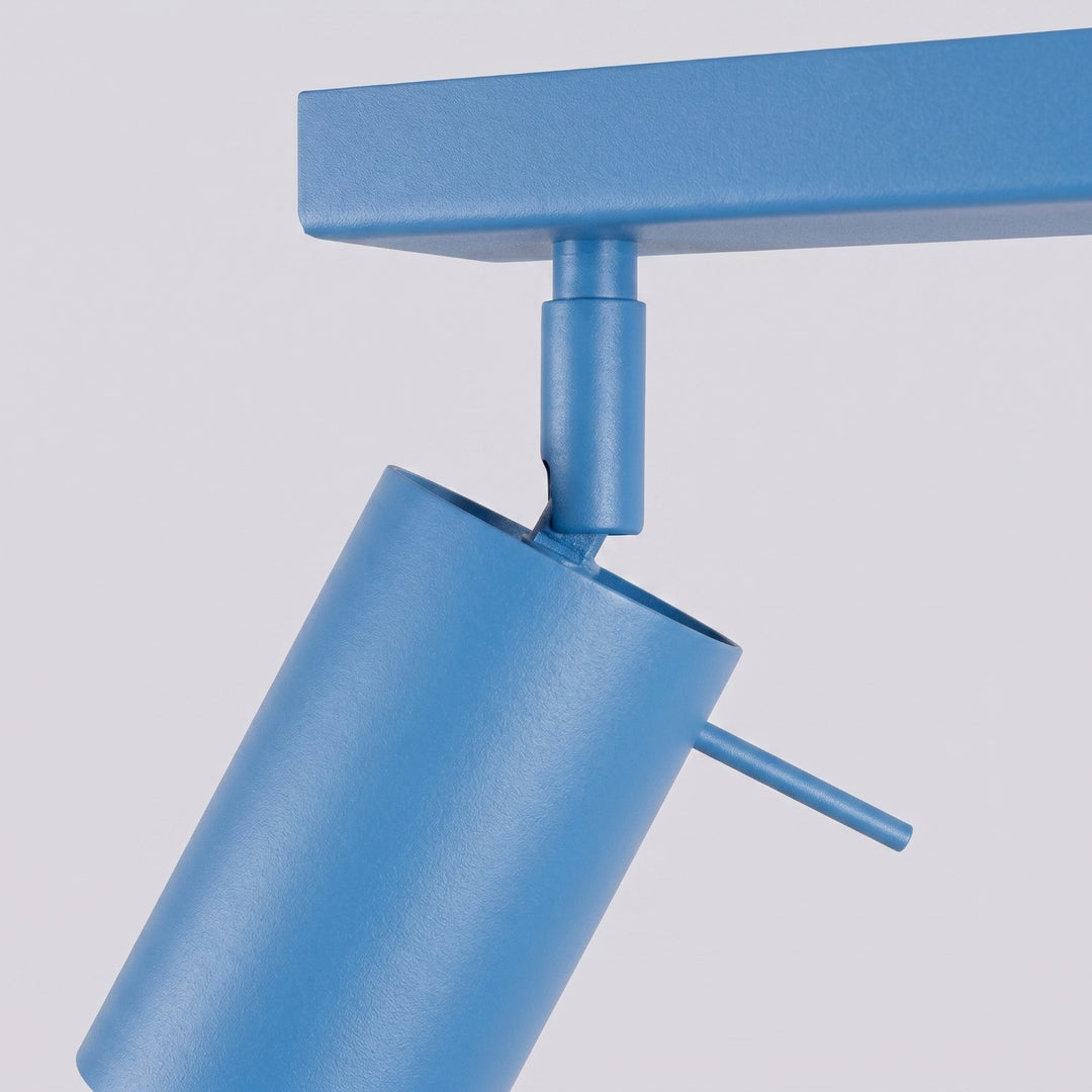 Loftlampe RING 6L azurblå