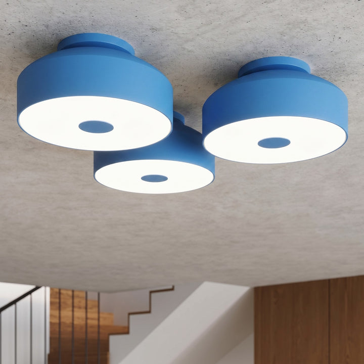 Loftlampe OMIQ azurblå