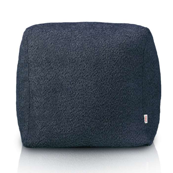 Square Cube Ottoman - Teddy Boucle
