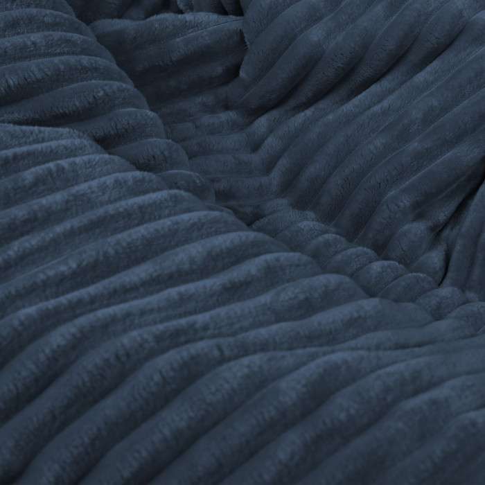 Giant Floor Cushion XXL - Jumbo Corduroy Royal