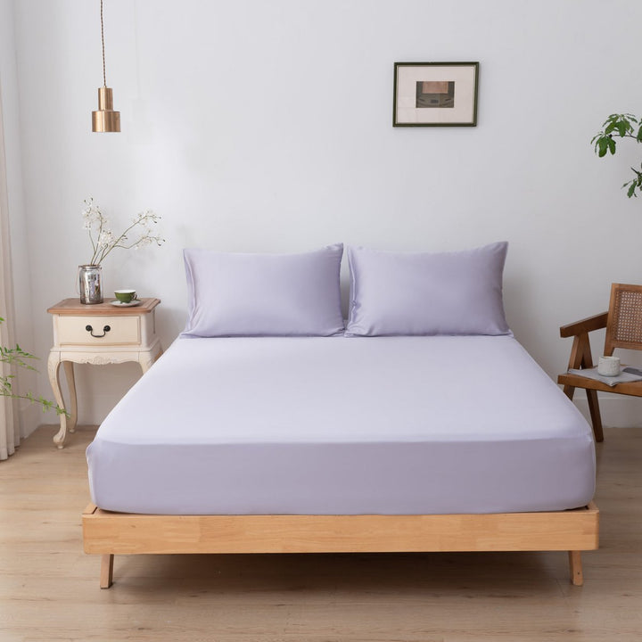 Syren Bambus Sengesæt 1-person - 400TC Tanboocel - Lavender Mist