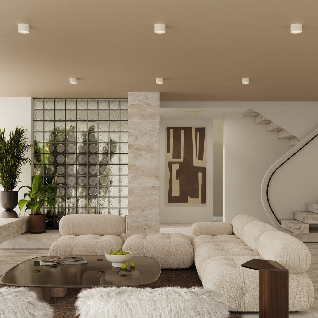 Loftlampe MODO 3 beige Gx53