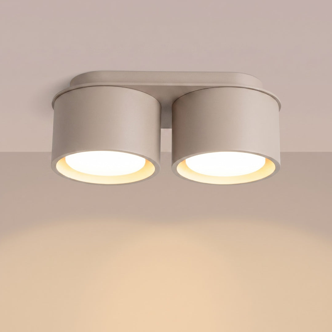 Loftlampe MODO 2 gråbrun Gx53