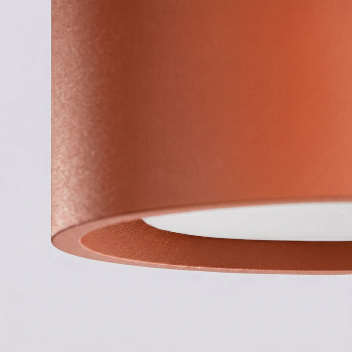 Loftlampe MODO 2 rød okker Gx53