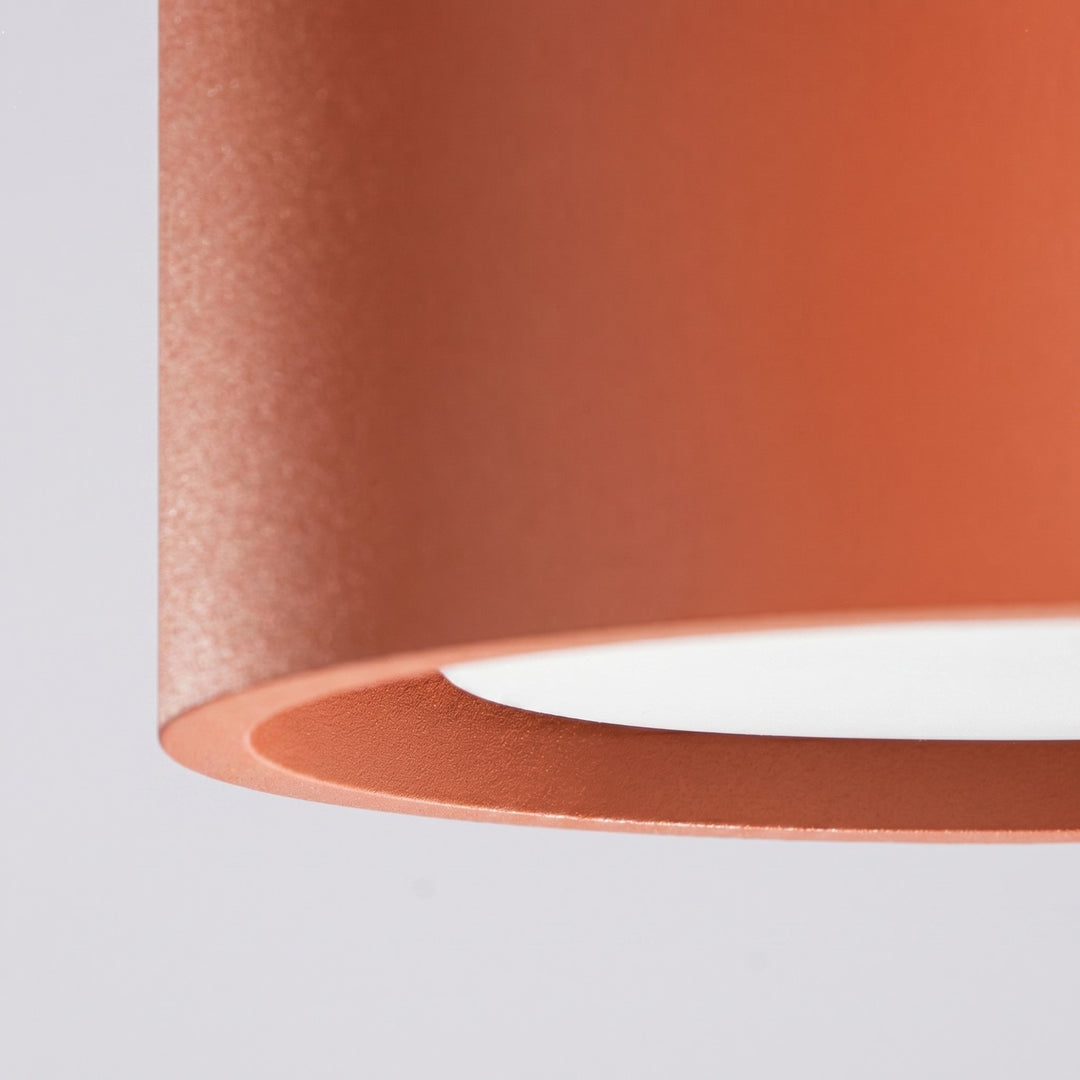 Loftlampe MODO 3 rød okker Gx53