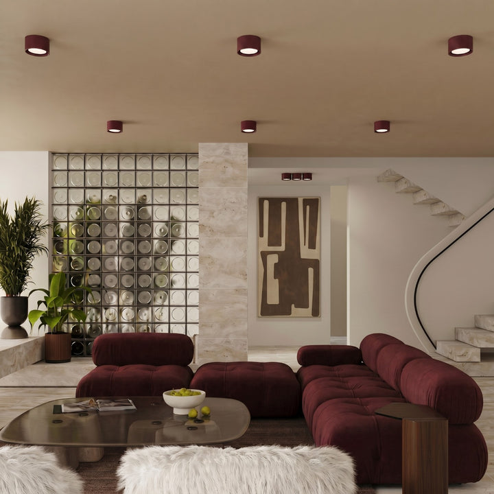 Loftlampe MODO 1 bordeaux Gx53
