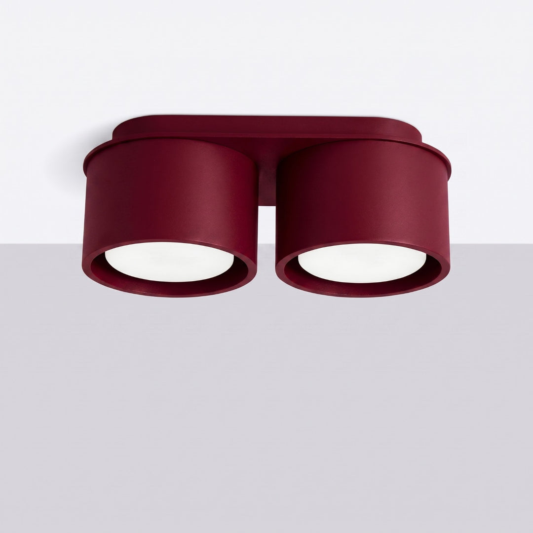 Loftlampe MODO 2 bordeaux Gx53
