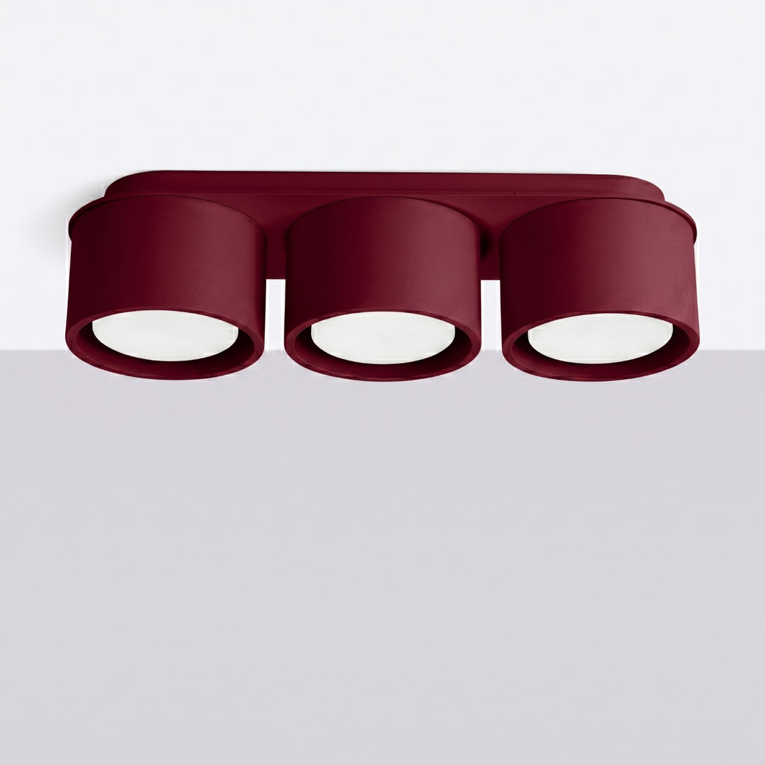 Loftlampe MODO 3 bordeaux Gx53