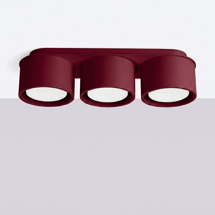 Loftlampe MODO 3 bordeaux Gx53