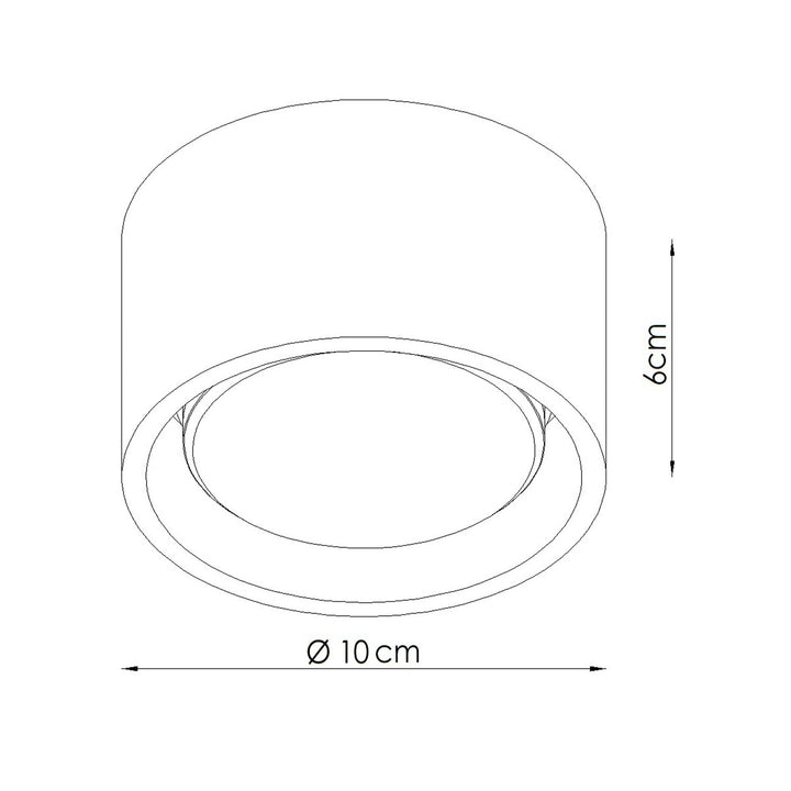 Loftlampe MODO 1 ultramarin Gx53