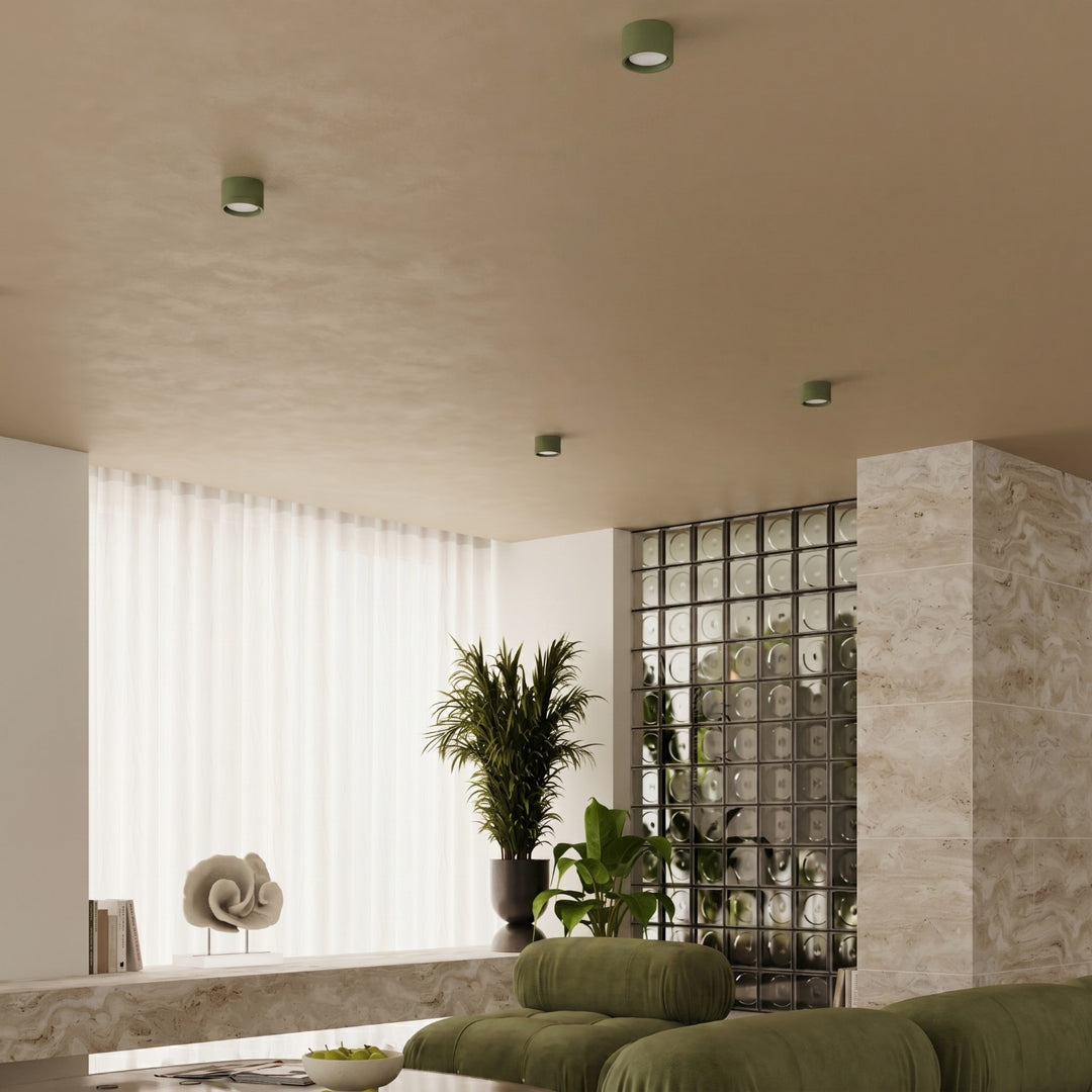 Loftlampe MODO 2 olivengrøn Gx53