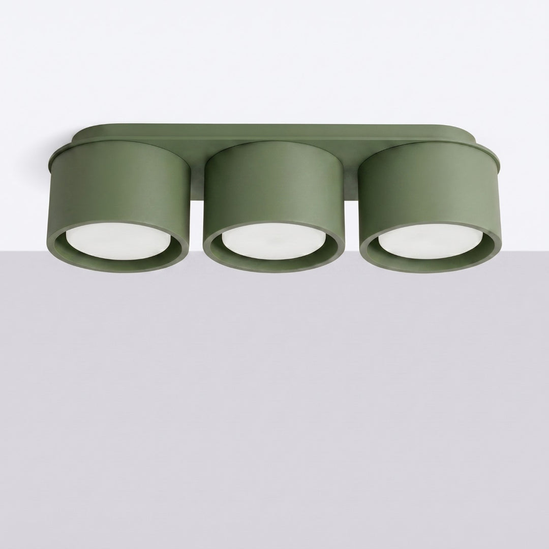 Loftlampe MODO 3 olivengrøn Gx53