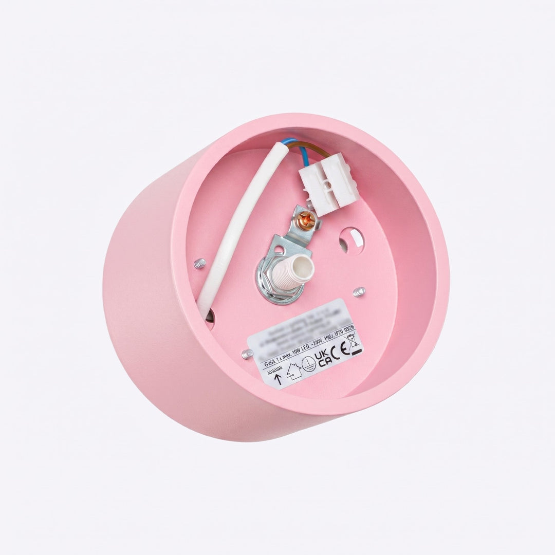 Loftlampe MODO 1 pink Gx53