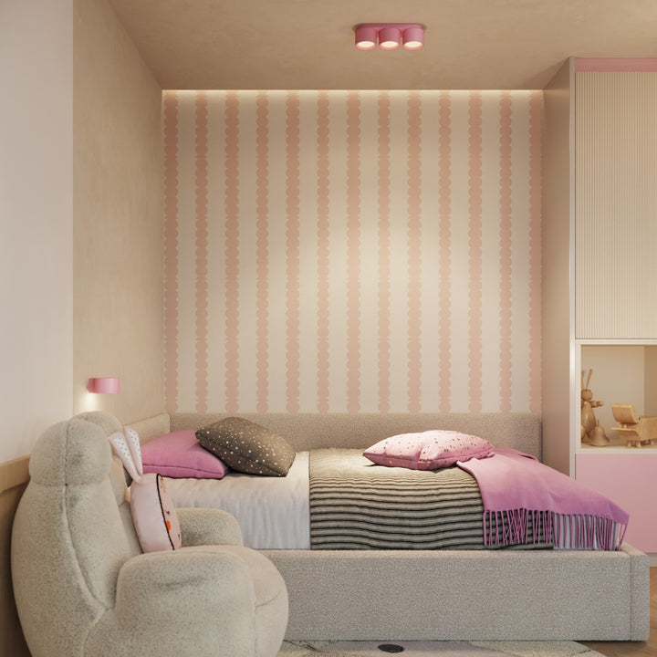 Loftlampe MODO 2 pink Gx53