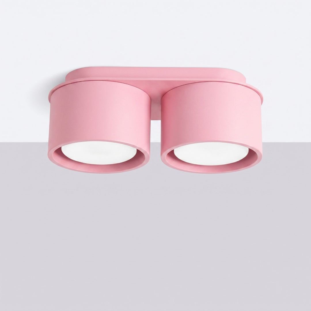 Loftlampe MODO 2 pink Gx53