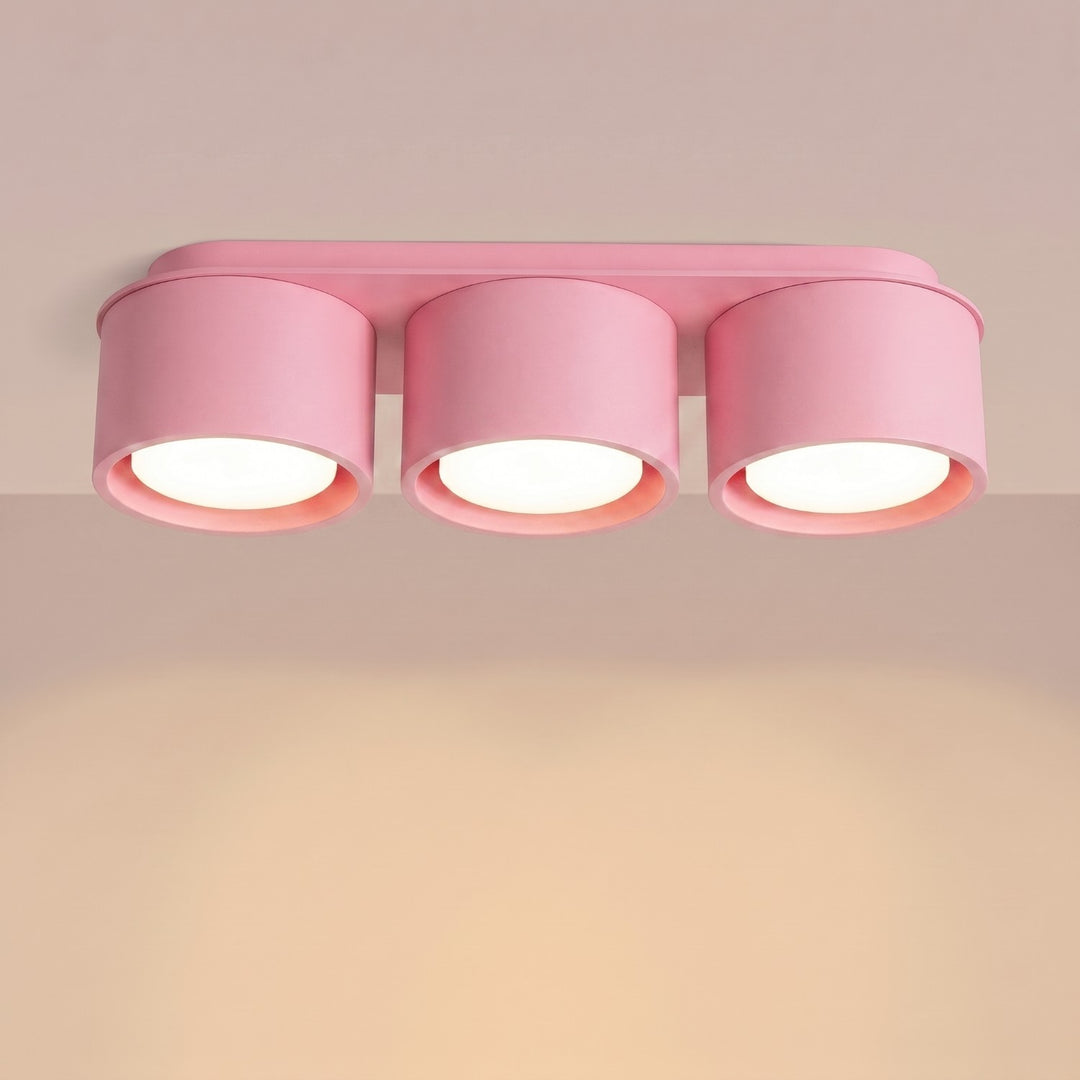 Loftlampe MODO 3 pink Gx53