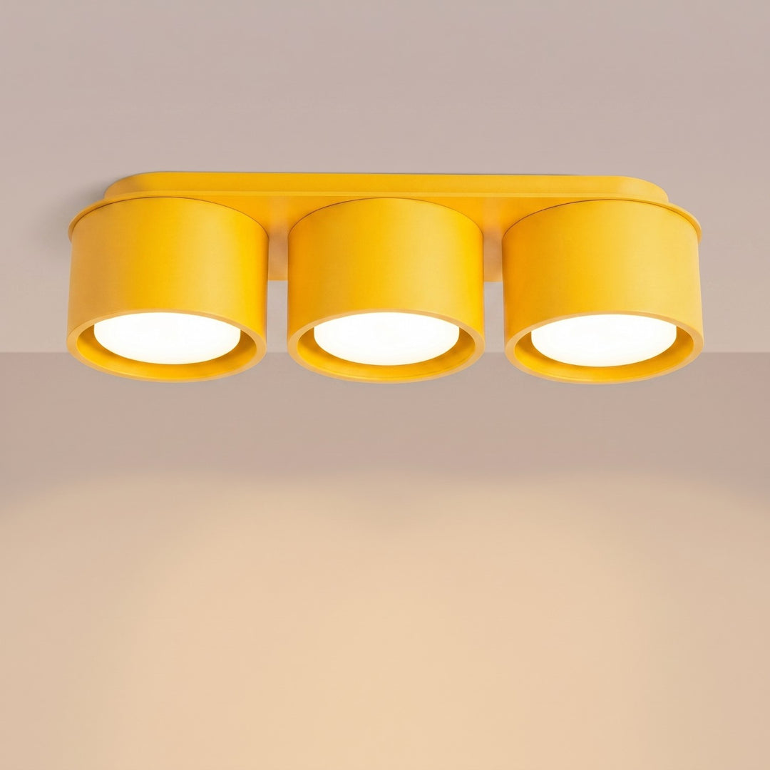 Loftlampe MODO 3 gul Gx53