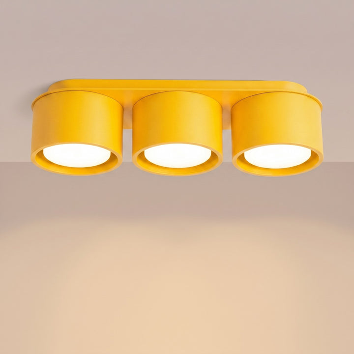 Loftlampe MODO 3 gul Gx53