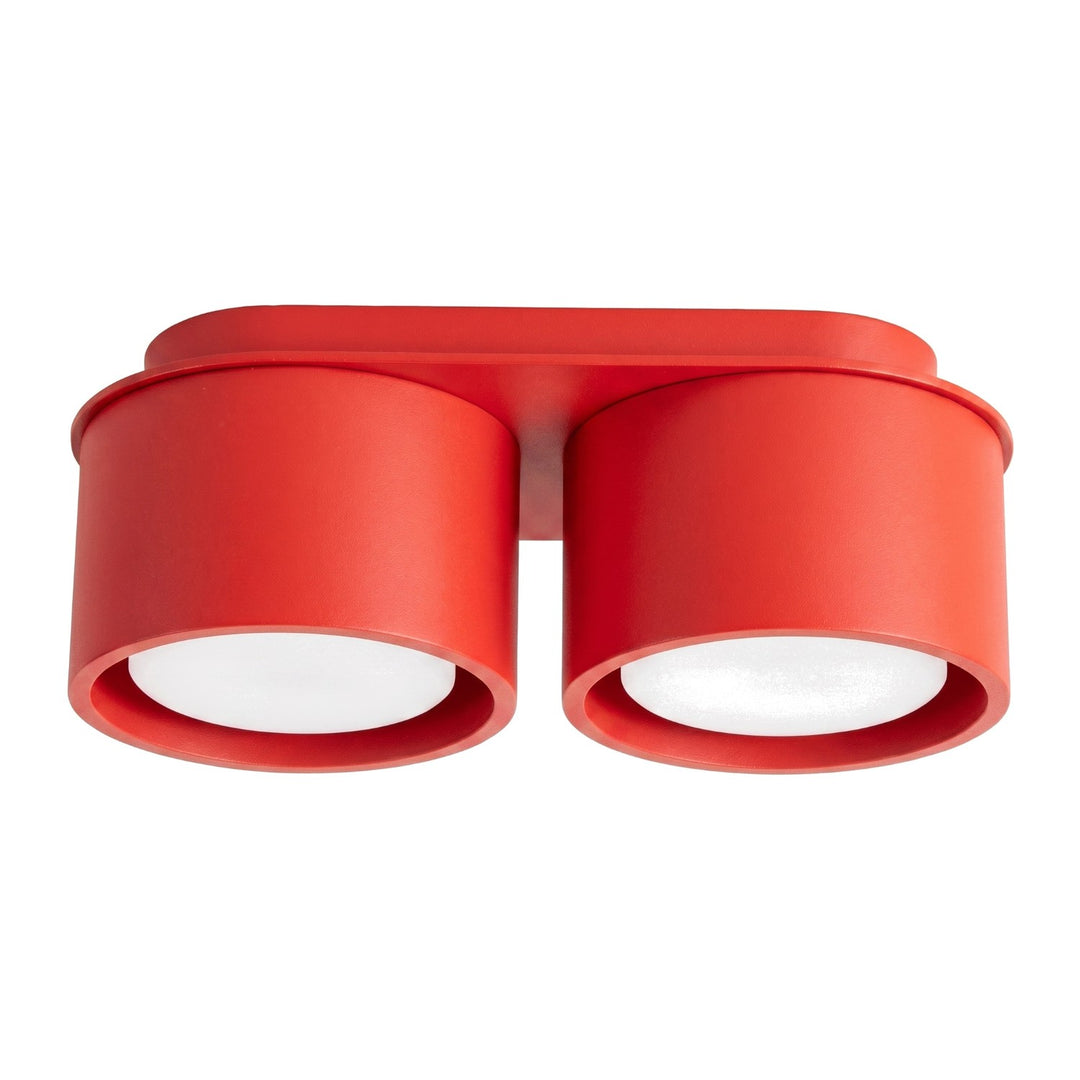 Loftlampe MODO 2 rød Gx53