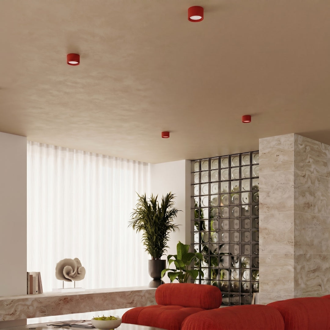 Loftlampe MODO 2 rød Gx53