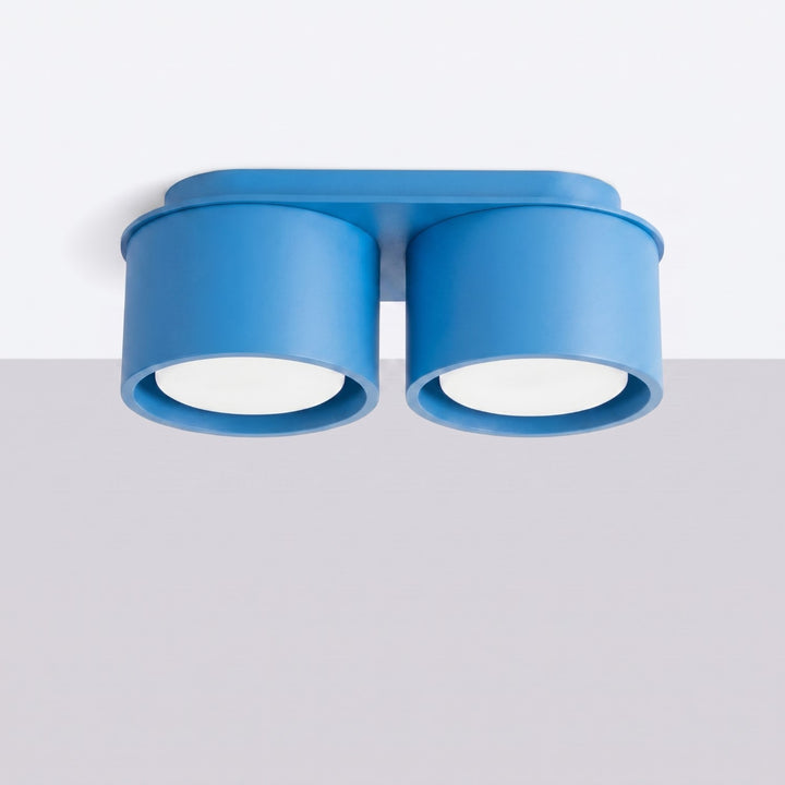 Loftlampe MODO 2 azurblå Gx53