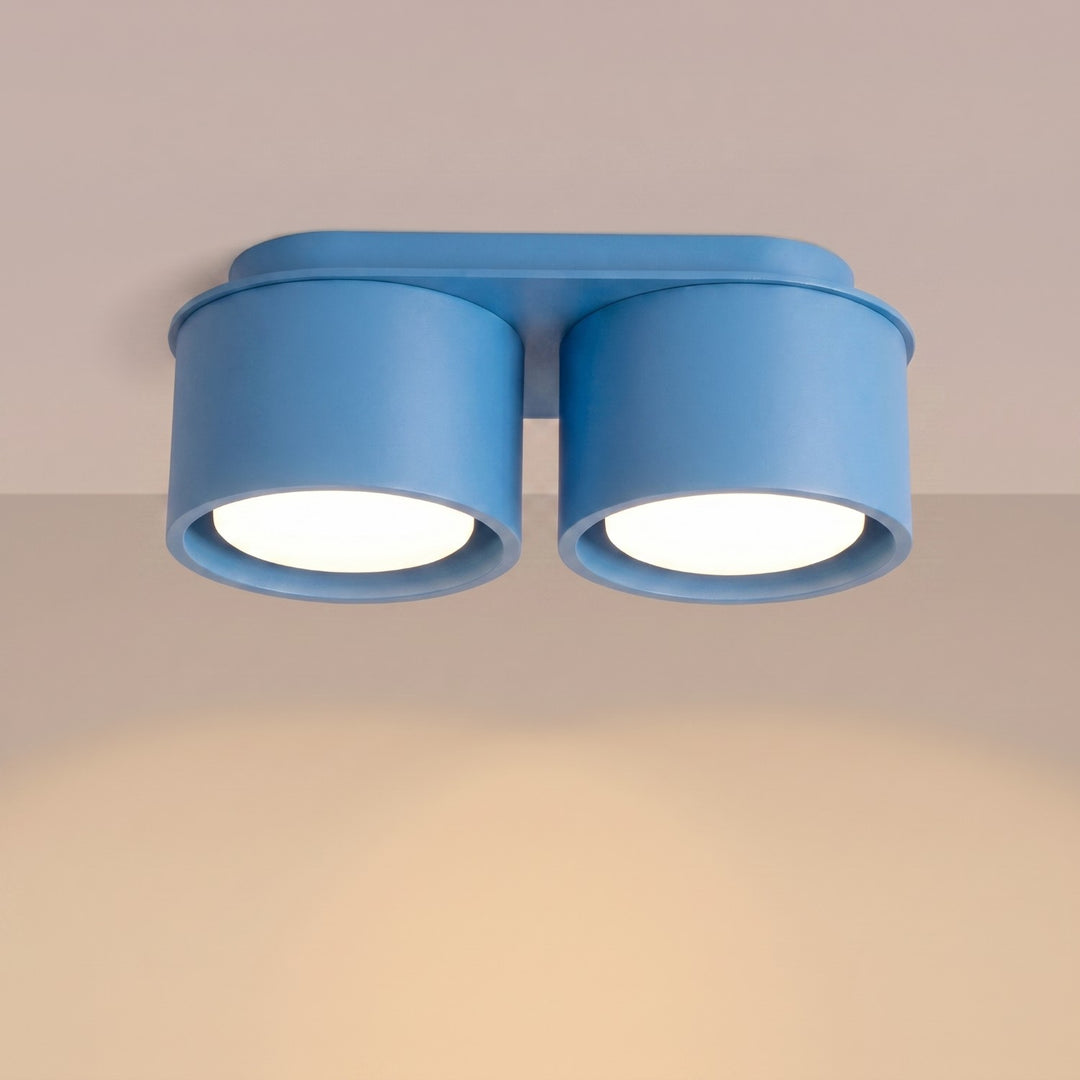 Loftlampe MODO 2 azurblå Gx53