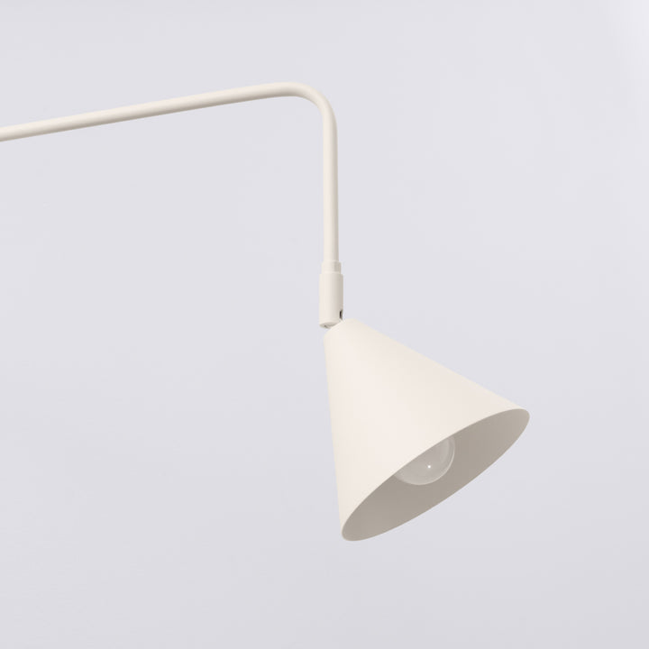 Væglampe NOX 1 beige med kontakt