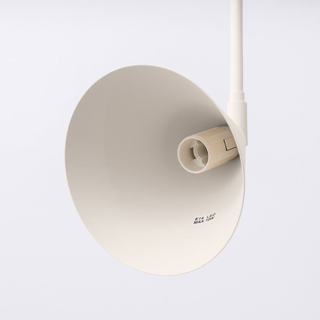 Væglampe NOX 1 beige med kontakt