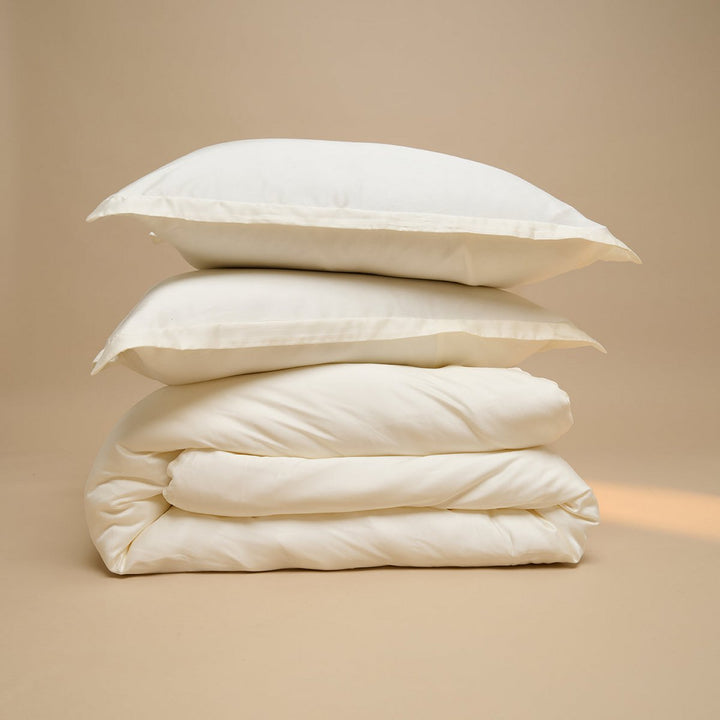 TENCEL™ - Satin Dynebetræk Off White