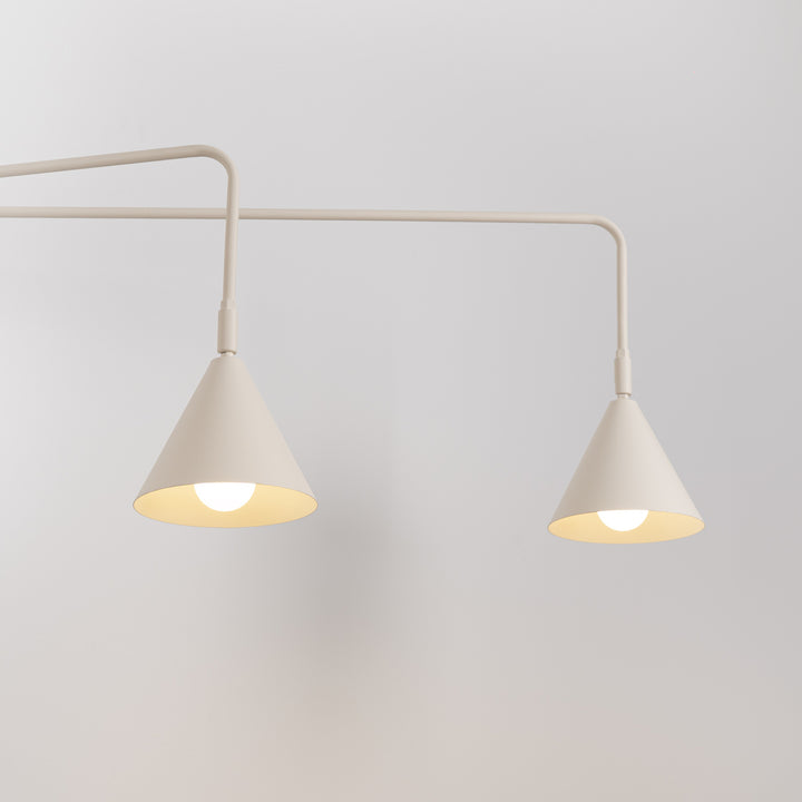 Væglampe NOX 2 beige med kontakt