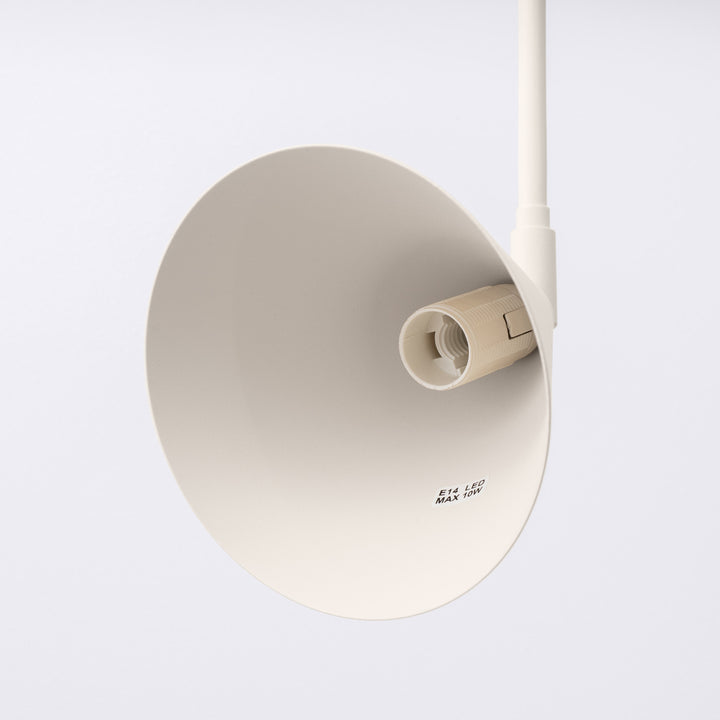 Væglampe NOX 2 beige med kontakt