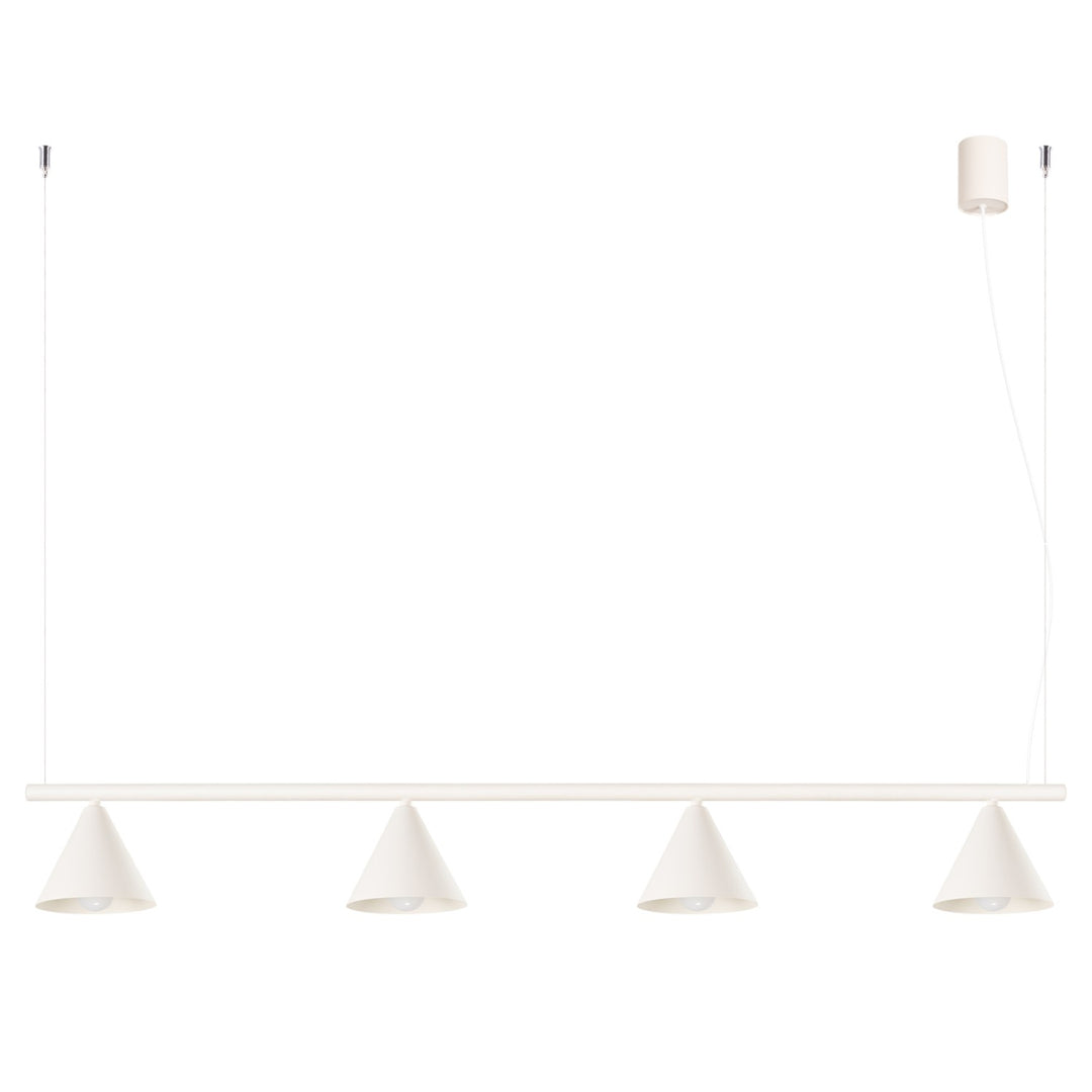 Lysekrone NOX 4L beige