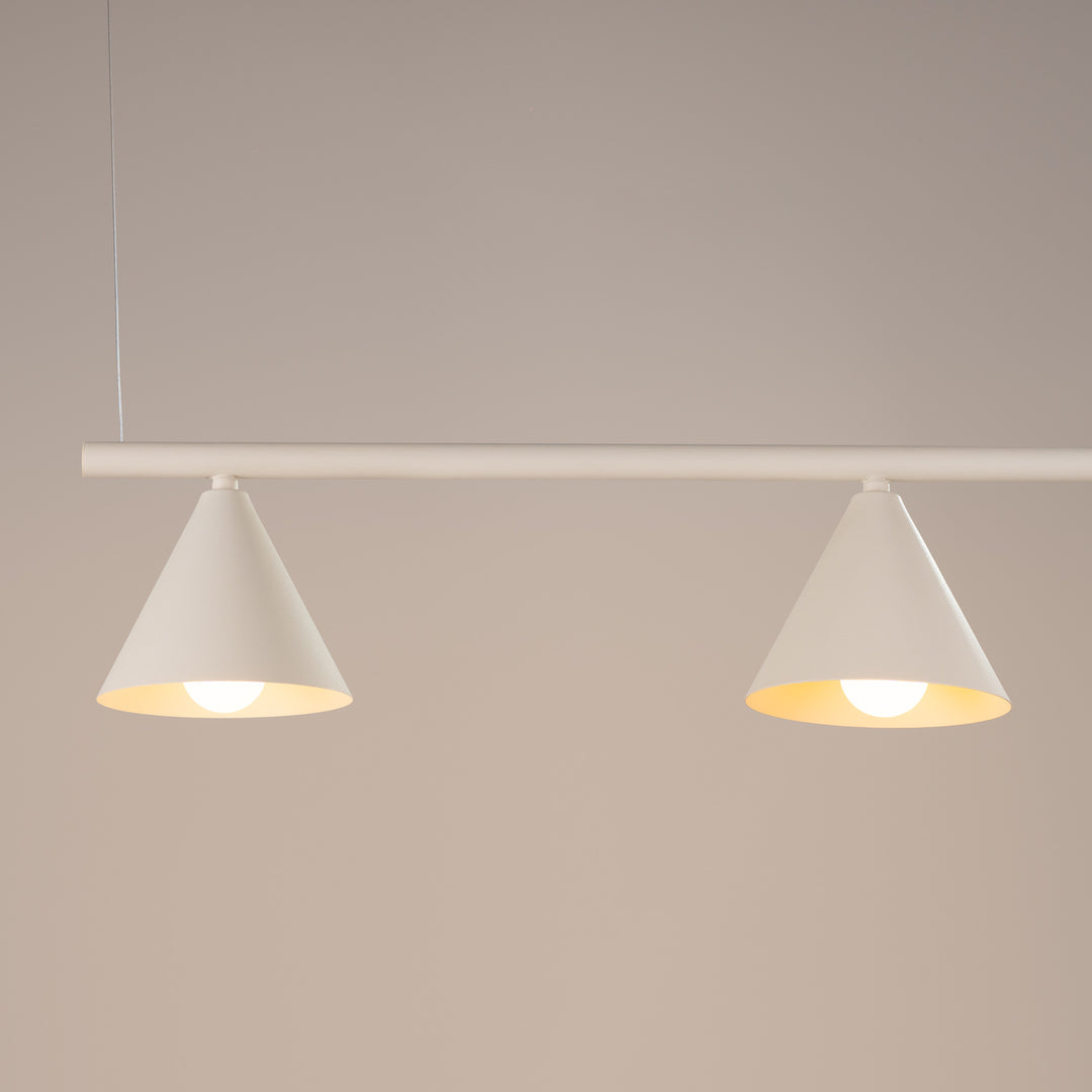Lysekrone NOX 4L beige