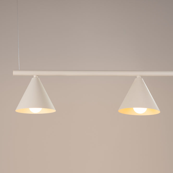 Lysekrone NOX 4L beige