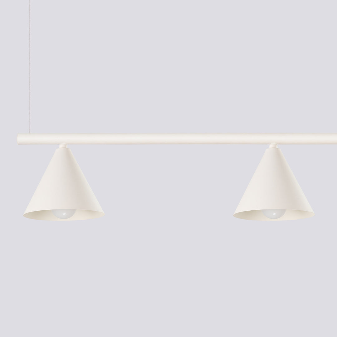 Lysekrone NOX 4L beige