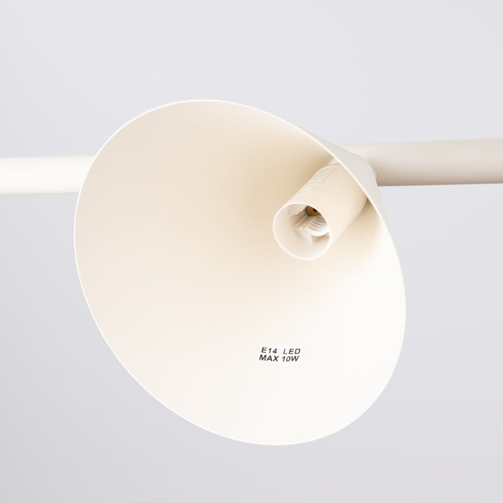 Lysekrone NOX 4L beige