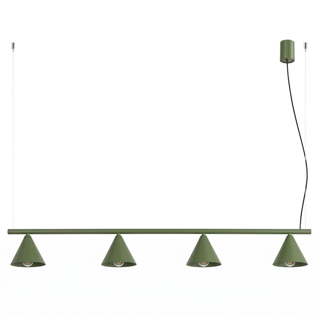 Lysekrone NOX 4L olivengrøn
