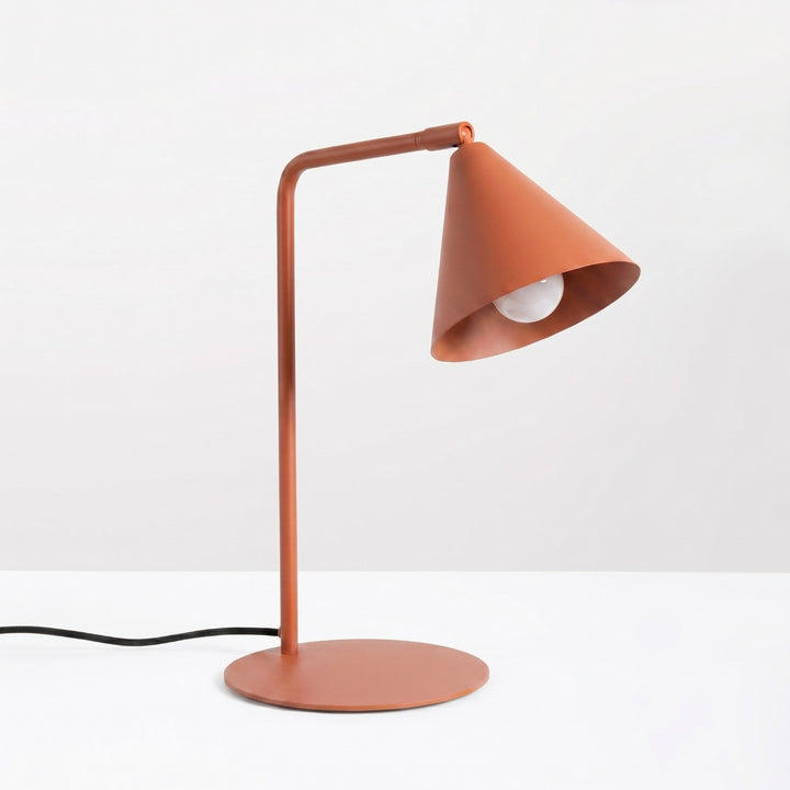 Bordlampe NOX rød okker