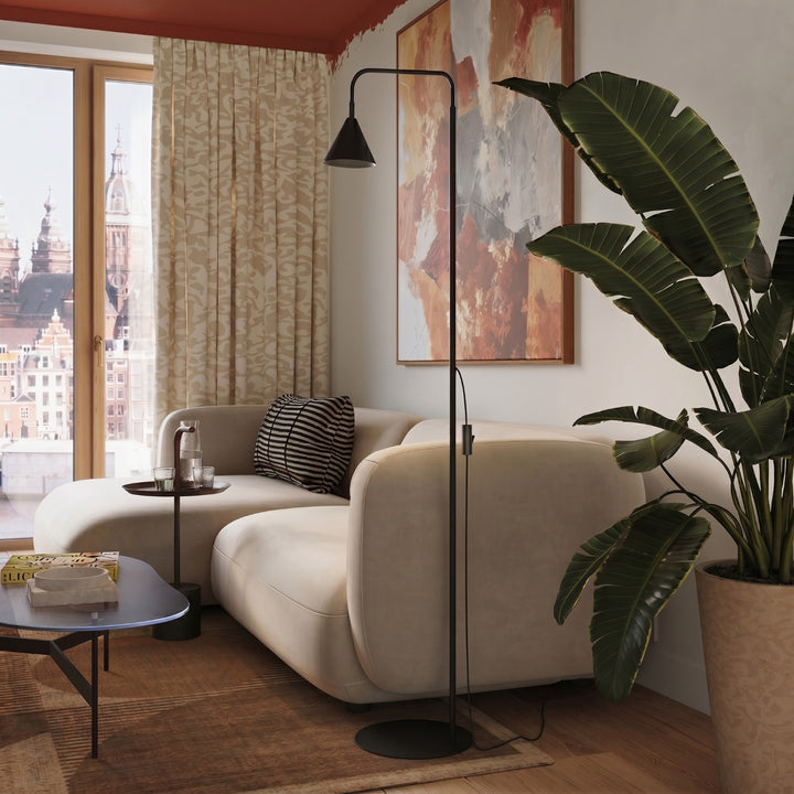 Gulvlampe NOX sort