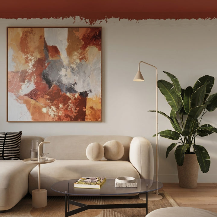 Gulvlampe NOX beige