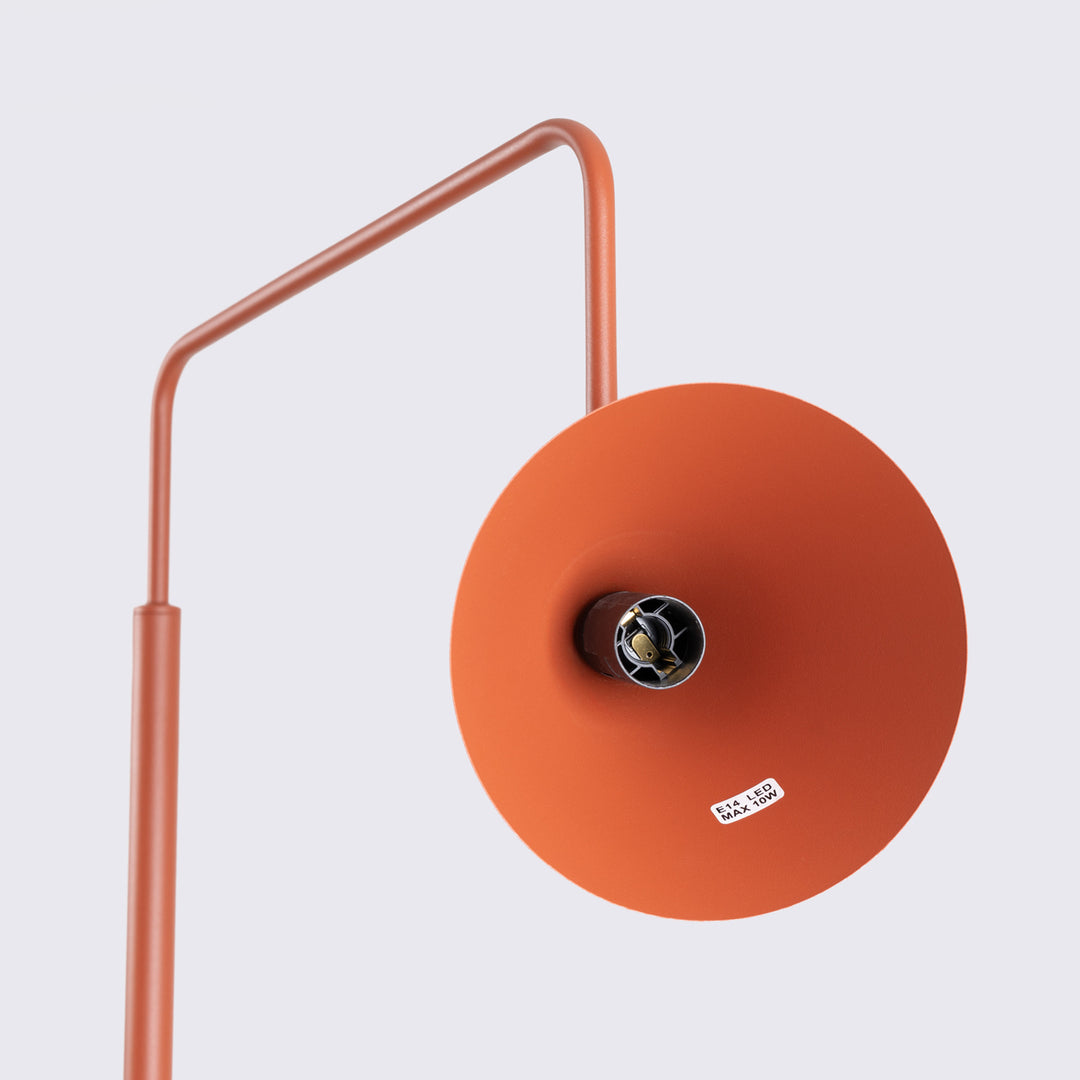 Gulvlampe NOX rød okker