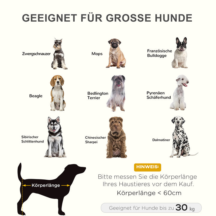 Hundeseng, udendørs hundeseng, sammenklappelig, åndbar, sort