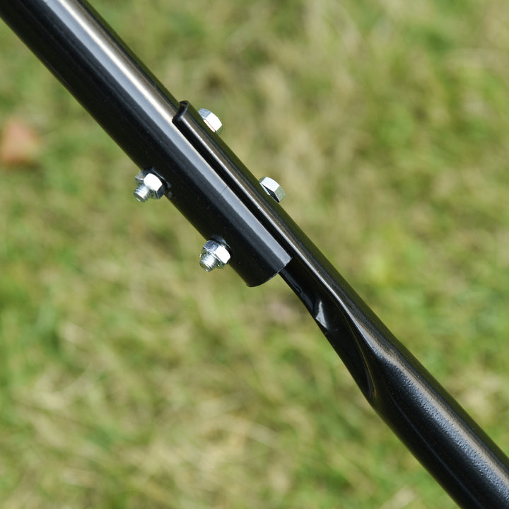 Plænetromle havetromle med u-håndtag 31 cm diameter 30 cm arbejdsbredde 40 l vand/sandpåfyldning metal grøn